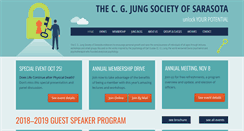 Desktop Screenshot of cgjungsarasota.org