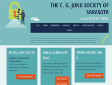 Tablet Screenshot of cgjungsarasota.org